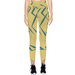 Abstract Pattern Geometric Backgrounds   Pocket Leggings  by Eskimos