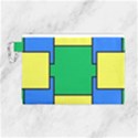 Abstract pattern geometric backgrounds   Canvas Cosmetic Bag (Large) View1