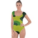 Abstract pattern geometric backgrounds   Short Sleeve Leotard  View1