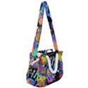Crazy Multicolored Each Other Running Splashes Hand 1 Rope Handles Shoulder Strap Bag View2