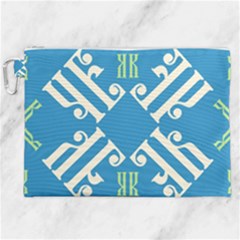 Abstract Pattern Geometric Backgrounds   Canvas Cosmetic Bag (xxl) by Eskimos