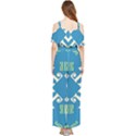 Abstract pattern geometric backgrounds   Draped Sleeveless Chiffon Jumpsuit View2