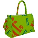 Abstract pattern geometric backgrounds   Duffel Travel Bag View2