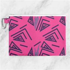 Abstract Pattern Geometric Backgrounds   Canvas Cosmetic Bag (xl) by Eskimos