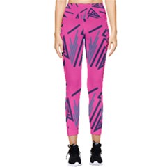 Abstract Pattern Geometric Backgrounds   Pocket Leggings  by Eskimos