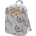 Abstract pattern geometric backgrounds   Zip Up Backpack View1