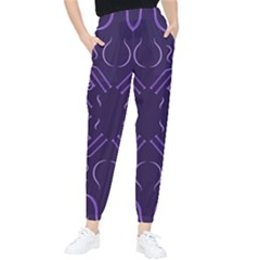 Abstract Pattern Geometric Backgrounds   Tapered Pants by Eskimos