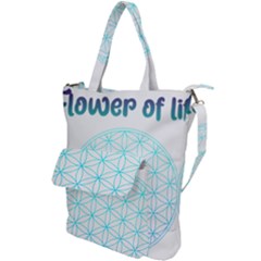 Flower Of Life  Shoulder Tote Bag by tony4urban