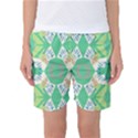 Abstract pattern geometric backgrounds   Women s Basketball Shorts View1