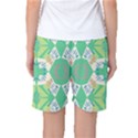 Abstract pattern geometric backgrounds   Women s Basketball Shorts View2