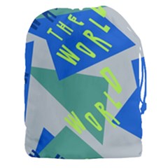 Abstract Pattern Geometric Backgrounds   Drawstring Pouch (3xl) by Eskimos