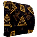 Abstract pattern geometric backgrounds   Back Support Cushion View2