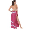 Abstract pattern geometric backgrounds   Maxi Chiffon Tie-Up Sarong View2