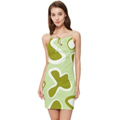 Abstract Pattern Geometric Backgrounds   Summer Tie Front Dress by Eskimos