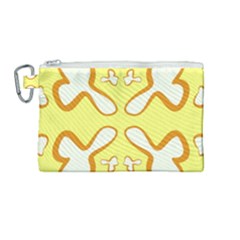 Abstract Pattern Geometric Backgrounds   Canvas Cosmetic Bag (medium) by Eskimos