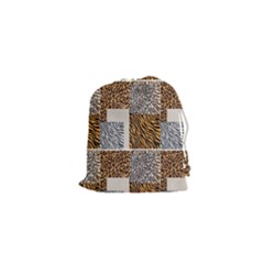 Animal Skin Pattern Drawstring Pouch (xs) by Sparkle