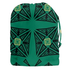 Abstract Pattern Geometric Backgrounds   Drawstring Pouch (3xl) by Eskimos
