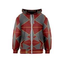 Abstract Pattern Geometric Backgrounds   Kids  Zipper Hoodie by Eskimos