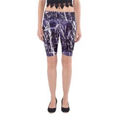 Abstract Light Games 5 Yoga Cropped Leggings by DimitriosArt