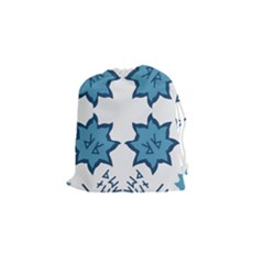Abstract Pattern Geometric Backgrounds   Drawstring Pouch (small) by Eskimos