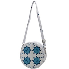 Abstract Pattern Geometric Backgrounds   Crossbody Circle Bag by Eskimos