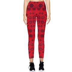 Abstract Pattern Geometric Backgrounds   Pocket Leggings  by Eskimos