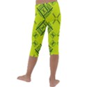 Abstract pattern geometric backgrounds   Kids  Lightweight Velour Capri Leggings  View4