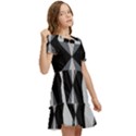 Abstract pattern geometric backgrounds   Kids  Puff Sleeved Dress View2
