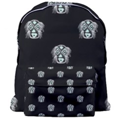 Tribal Mask Motif Drawing Pattern Giant Full Print Backpack by dflcprintsclothing