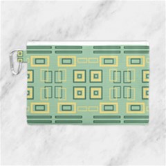 Abstract Pattern Geometric Backgrounds   Canvas Cosmetic Bag (large) by Eskimos