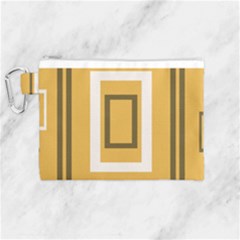 Abstract Pattern Geometric Backgrounds   Canvas Cosmetic Bag (medium) by Eskimos
