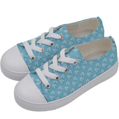 Frozen Forest Kids  Low Top Canvas Sneakers by Sparkle