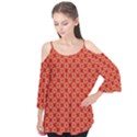 Funhouse Of Mirrors Flutter Sleeve Tee  View1