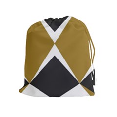Abstract Pattern Geometric Backgrounds   Drawstring Pouch (xl) by Eskimos