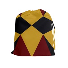 Abstract Pattern Geometric Backgrounds   Drawstring Pouch (xl) by Eskimos