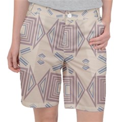 Abstract Pattern Geometric Backgrounds   Pocket Shorts by Eskimos