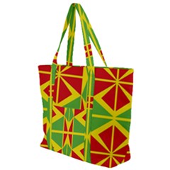 Abstract Pattern Geometric Backgrounds   Zip Up Canvas Bag by Eskimos