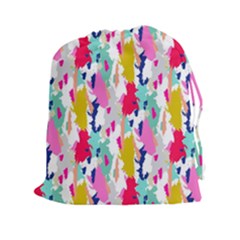 Acryl Paint Drawstring Pouch (2xl) by CoshaArt