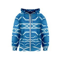 Abstract Pattern Geometric Backgrounds   Kids  Zipper Hoodie by Eskimos
