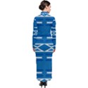 Abstract pattern geometric backgrounds   Turtleneck Maxi Dress View2