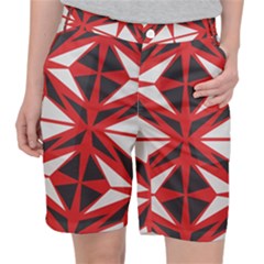 Abstract Pattern Geometric Backgrounds   Pocket Shorts by Eskimos