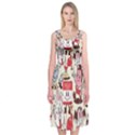 Retro Food Midi Sleeveless Dress View1