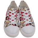 Retro Food Women s Low Top Canvas Sneakers View1