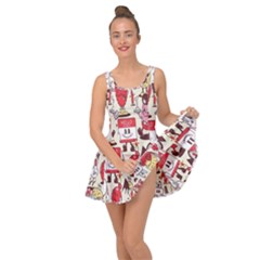 Retro Food Inside Out Casual Dress by Sparkle