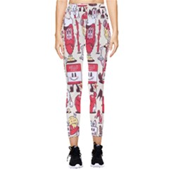Retro Food Pocket Leggings  by Sparkle