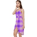 Pink Tartan 6 Wrap Frill Dress View2