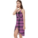 Pink Tartan 3 Wrap Frill Dress View2