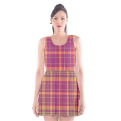 Tartan 9 Scoop Neck Skater Dress by tartantotartanspink