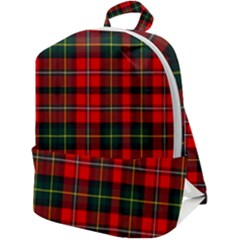 Boyd Modern Tartan 2 Zip Up Backpack by tartantotartansred2