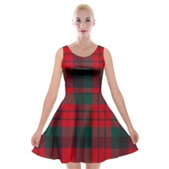 Macduff Modern Tartan Velvet Skater Dress by tartantotartansallreddesigns